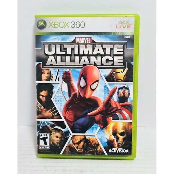 Activision Other - 2006 MICROSOFT XBOX 360 MARVEL ULTIMATE ALLIANCE CIB COMPLETE IN BOX